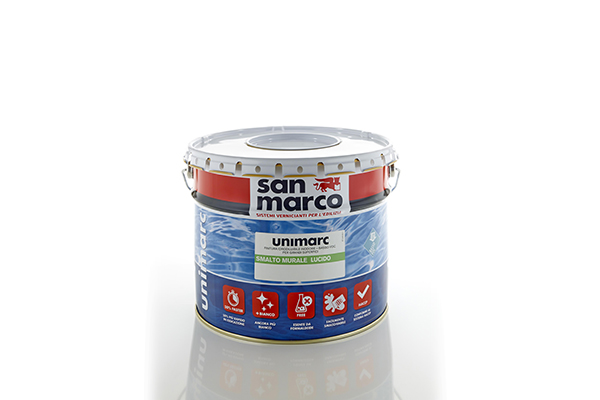 Unimarc smalto murale lucido